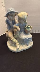 lot 1014 image: Andre Piasso hand painted figurine