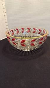 lot 1022 image: Crystal bowl