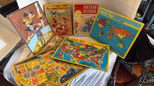 lot 1143 image: Vintage Picture puzzles