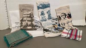 lot 1407 image: Lot of Souvenir Tea Towels