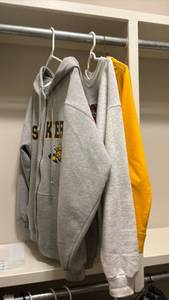 lot 1616 image: Two Shocker sweatshirts and One Tigers Sweatshirt