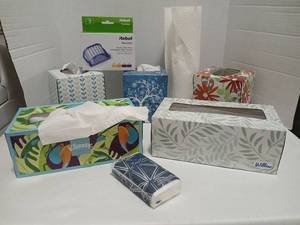 lot 1802 image: Tissue Box lot