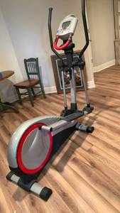 lot 2006 image: Kettler Vito XL Elliptical Machine with Electronic Control Console located in basement