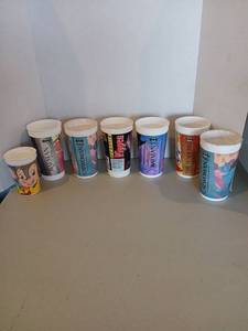 lot 3116 image: Batman Cartoon Character Drinking Cups, Scottie Pippen and Fievel.