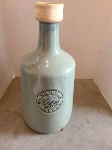 lot 3300 image: Ceramic vase, 17 inches tall.