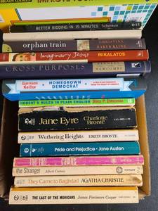 lot 3417 image: Books, including Jane Eyre.