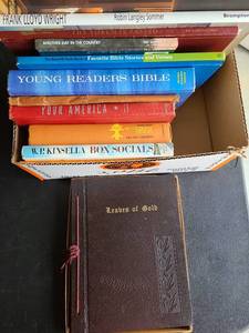 lot 3427 image: Books, including Leaves of Gold.