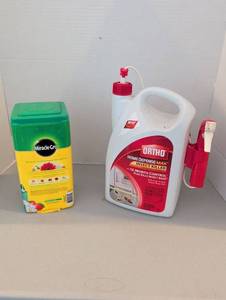 lot 3505 image: Miracle-Gro All Purpose Plant Food and Ortho Home Defense Max Insect Killer Lot