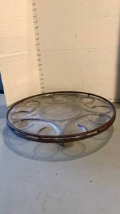 lot 3607 image: Planter caddy with wheels 27 inches