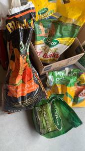 lot 3617 image: Scotts Lawn Care Products Lot Black Bag Soil, LawnPro, Super Turf Builder, Grass Seed
