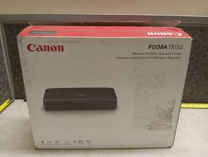 lot 61 image: Canon PIXMA TR150 Wireless Portable Business Printer - Open Box