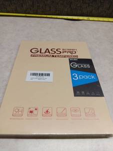 lot 73 image: Glass Screen Pro Premium Tempered 3 Pack Screen Protector iPad New X003CMOZBJ