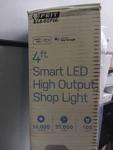 lot 98 image: Feit Electric 4 ft Smart LED High Output Shop Light 10000 Lumens 105 Watts