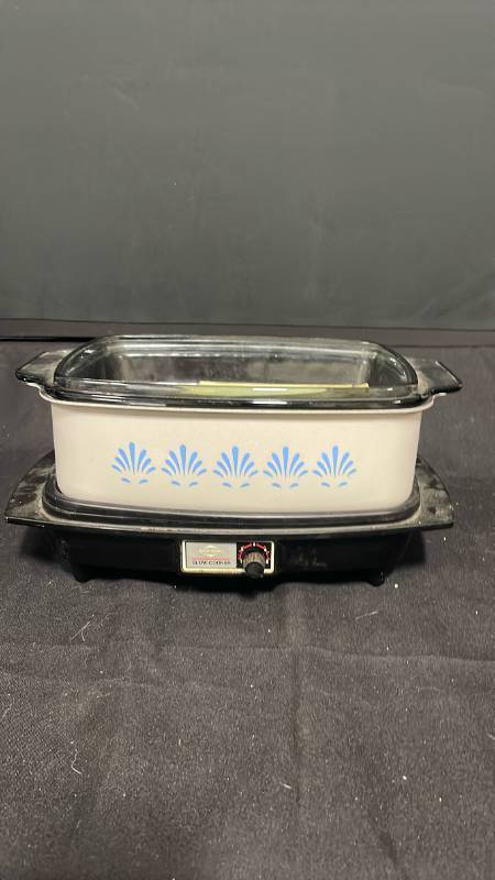 lot 7788 image: West Bend Slow Cooker with Multi-Purpose Cooker Insert and Glass Lid