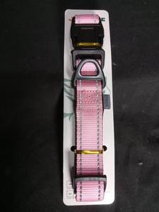 lot 7011 image: Joytale Reflective Dog Collar Medium Pink 1x14-20 J-DC061-PINK-25-M
