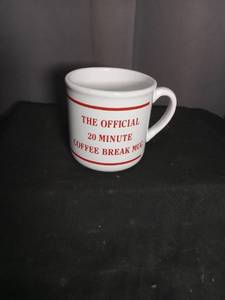 lot 7012 image: The Official 20 Minute Coffee Break Mug