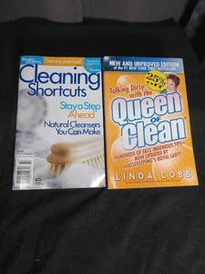 lot 7045 image: 2 Books Better Homes Cleaning Shortcuts & Talking Dirty with the Queen of Clean