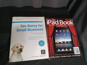 lot 7053 image: Lot of 2 Books Tax Savvy for Small Business 10th Edition and The iPad Book Vol. 01