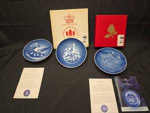 lot 1367 image: Bing & Grondahl Copenhagen Porcelain Collector Plates Lot