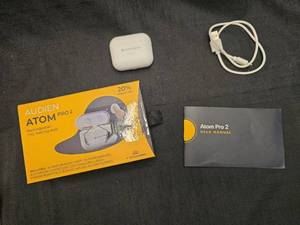 lot 1386 image: Audien Atom Pro 2 Rechargeable OTC Hearing Aids
