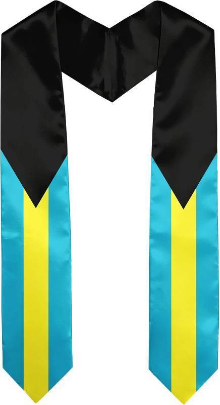 lot 10917 image: 72 Satin Sash Stole - Graduation Scarf for Abroad International Study