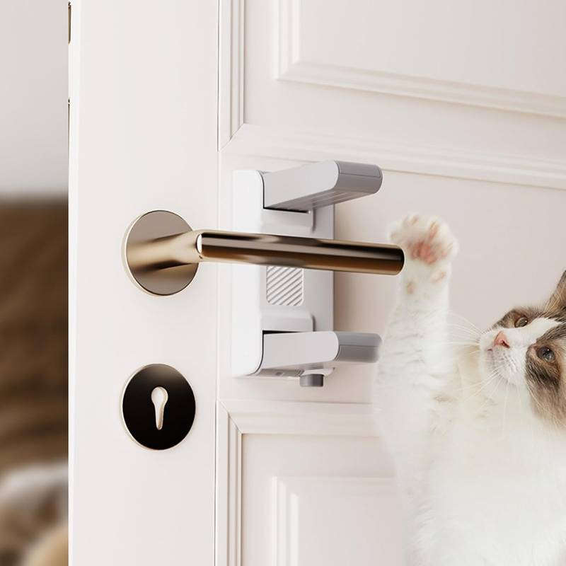 lot 7121 image: YEYA Child Safety Door Handle Lock  3M Adhesive Toddler Proof Locks