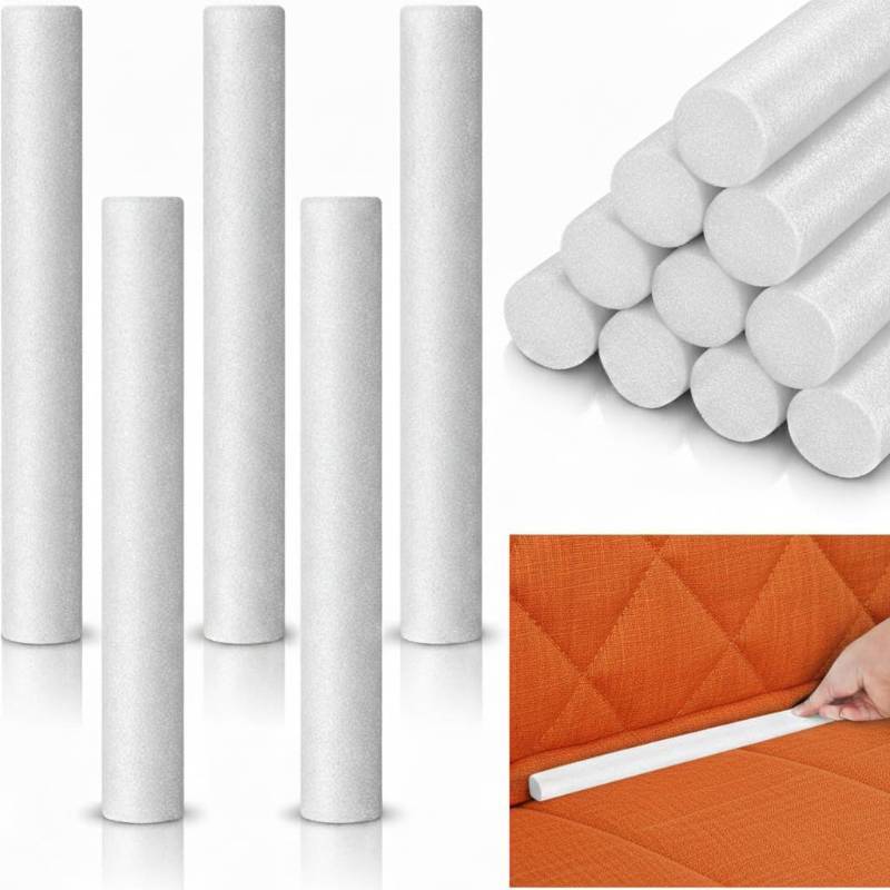 lot 11361 image: Baluue Sofa Gaps Filler Foam Sticks 8.46in Flexible Slipcover Grips, 14 Pack