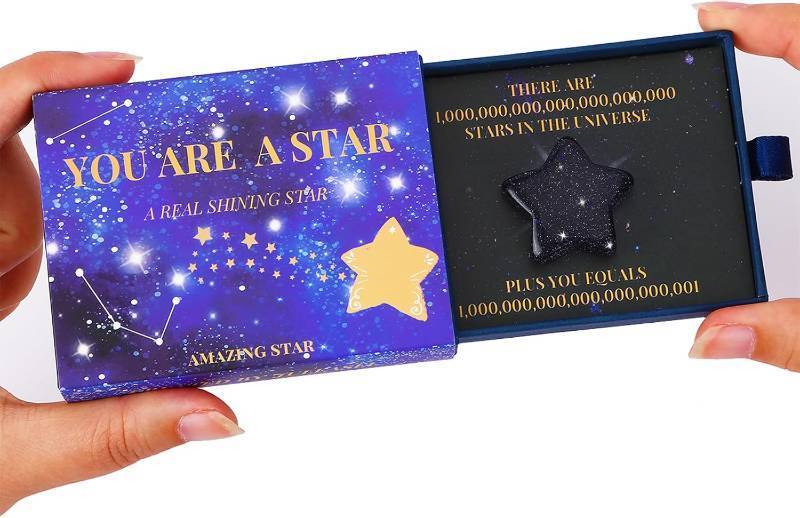lot 7568 image: Appreciation Gifts   Thank Gift for Teachers & Friends   Sparkling Star Black