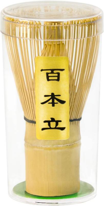 lot 7976 image: Vaiheng Matcha Whisk, 100-Prong Bamboo Chasen for Authentic Tea Preparation