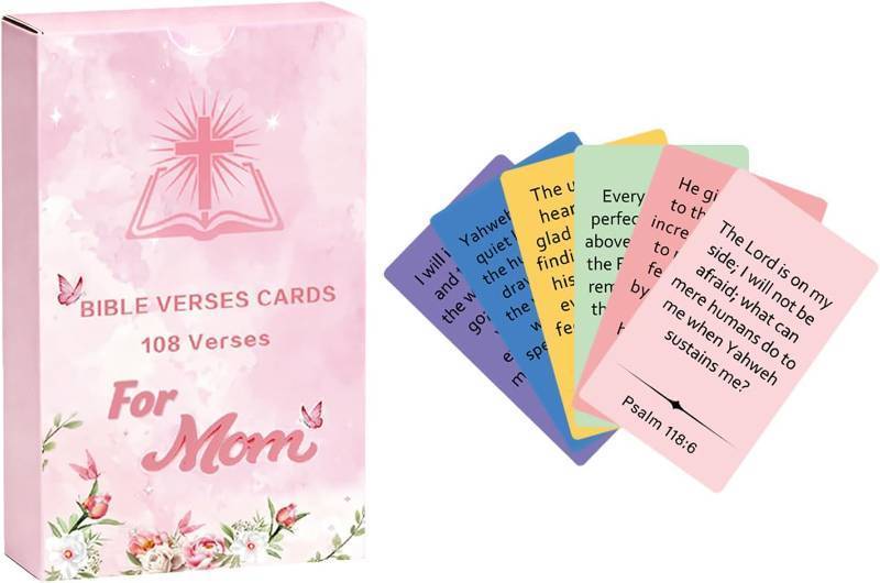 lot 8235 image: Affirmation Cards for Moms - Bible Verse Cards for Strength & Support