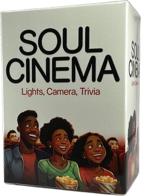 lot 8498 image: Soul Cinema The Ultimate Black Film Trivia Game - 100 Cards