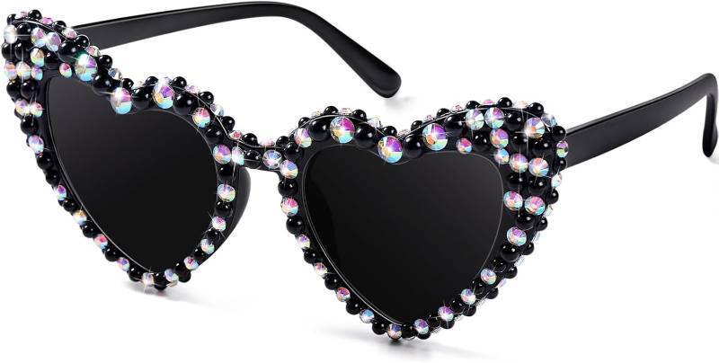 lot 8747 image: WantGor Birthday Glasses, Heart Sunglasses  Birthday Babe Gift, Accessories