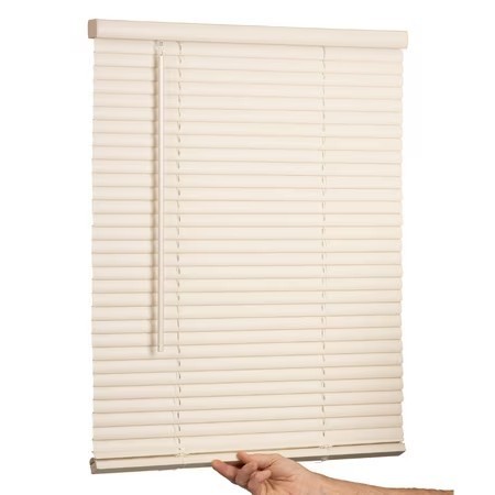 lot 11809 image: Lotus & Windoware Cordless Vinyl Mini Blind, 1, Light Filtering, 59x60