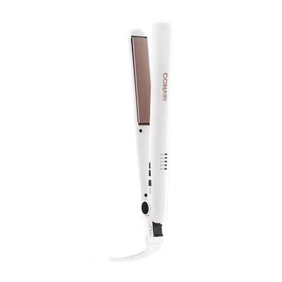 lot 19144 image: Conair Double Ceramic Rose Gold 1 Flat Iron