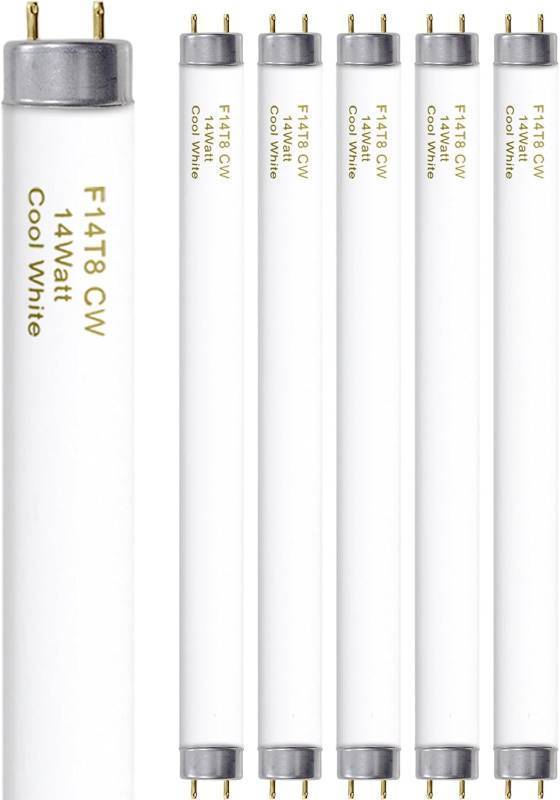 lot 18213 image: amgolibi F14T8CW 14W Fluorescent Tube, T8 Fluorescent Light Bulb 4100K 14 Watt, 15 Inches, G13 Medium Base, 650 Lumen, 6 Pack