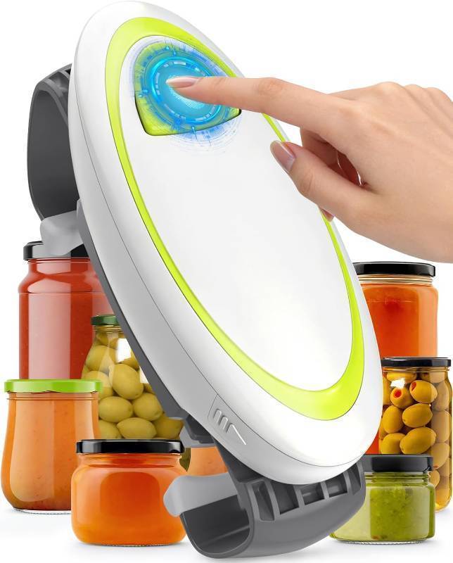 lot 17530 image: Battery Operated Jar Opener Kitchen Tool Fits Most Jar Sizes