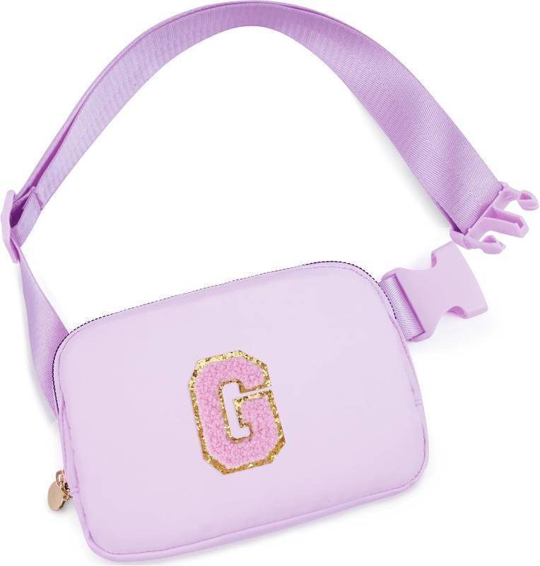 lot 41606 image: Uygafly Birthday Gifts for 4 5 6 7 8 9 10 11 12 13 Year Old Girls,Graduation Gifts for Teens Kids Daughter Sister Her,Fanny Pack Crossbody Bag Belt Bag Cute Trendy Stuff  Lavender,G