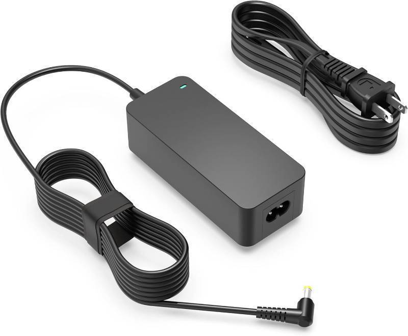 lot 20682 image: Superer AC Charger Fit for Gateway Ne56r41u NV76R NV78 NV79 NE522 NE56R N17908 NE71B NE722 LT41P NV57H NV570P NV59 NV59C NV73 ADP-65JH DB Laptop Power Supply Adapter Cord