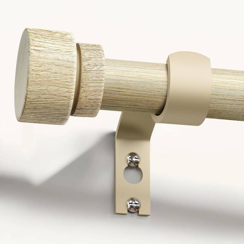 lot 20201 image: Lootkell Antique White Curtain Rods for Windows 48 to 84 Inches Heavy Duty Adjustable 1 Diameter Window Rod with Decorative Finials for Bedroom Living Room Kitchen Outdoor Farmhouse