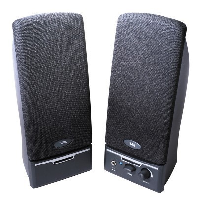 lot 20160 image: Cyber Acoustics CA-2014rb 2.0 Speaker System - 4 W RMS - Black - 85 Hz to 18 kHz - Headphone