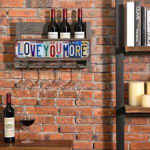 lot 3880 image: Love You ByeMore Sign Vintage Wall Decor, 16 x 4 Inch Aluminum Above Door Art for Home Bar, Hallway, Entryway, Housewarming Gifts to Warm Your Family (multicolored)