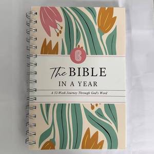 lot 3959 image: Bible Journal for Women  52 Week Guided Bible Study & Daily Reading Plan  Spiritual Companion & Journal for Adults & Teens (Green Leaves)