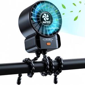 lot 4062 image: AMTIFO Portable Stroller Fan - 4-Speed Rechargeable USB Fan, Quiet Clip-on Baby Fans for Stroller Crib and Travel - Compact & Battery-Operated Cooling Fans for Baby Comfort on the Go