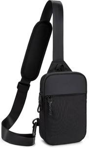 lot 4065 image: higouta Mini Sling Bag for Men Women, RFID Blocking Crossbody Backpack Casual Utility Chest Phone Bag for Travel Workout