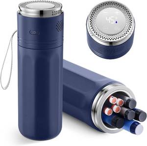 lot 2953 image: Insulin Cooler Travel case, Electric Medication Cooler for Travel  Dual Cooling Methods, Fast Cooling, Temp Control with USB, Stainless Steel, Portable Travel Cool Bottle for Diabetics, 800ML - Retail $99.99