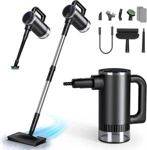 lot 4174 image: 11-in-1 Steam Mop, Detachable Handheld Steam Cleaner with 3-Level Steam  260  Steam Cleaner with 380mL Tank & 3 Steam Levels for Floors, Hardwood, Tile, Grout, Windows, Bathroom & Kitchen