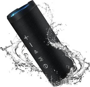 lot 4200 image: Vanzon Bluetooth Speaker, V40 Wireless Portable Bluetooth Speaker  IPX7 Waterproof, 24W HiFi Stereo Sound,24H Playtime, LED Lights and TWS Dual Pairing, Suitable for Travel,Home & Outdoors