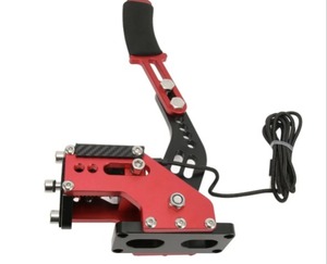 lot 4230 image: Yunseity 64 Bit USB Handbrake, Progressive Sim Racing Game Handbrake for ONE, for Series S X, PC, 95% Metal, Easy Install (Red) - Retail $144.06