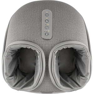 lot 4240 image: Medcursor Shiatsu Foot Massager Machine with Heat, Deep Kneading Rolling Pressure - Gray