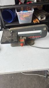 lot 120 image: Sears Craftsman Motorized Scroll Saw Model 572.247200